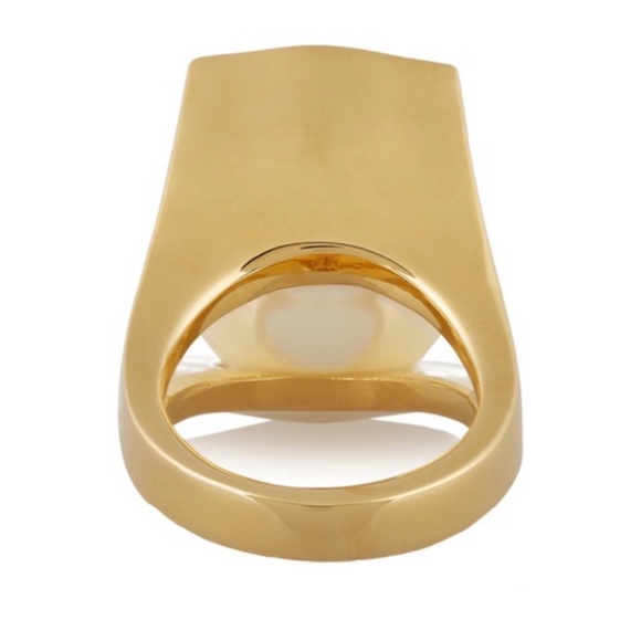LELE SADOUGHI • Gold Pinball Pearl Cocktail Ring - Picture 4 of 7